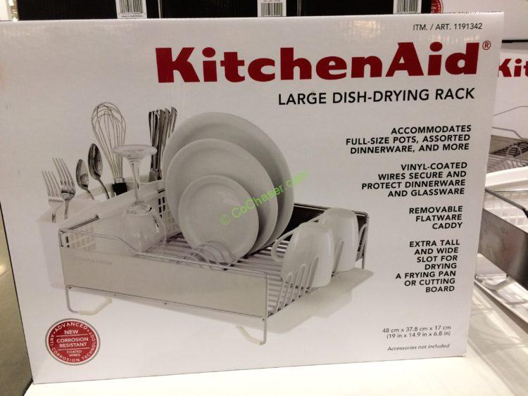 Costco] Hot! KitchenAid Dish Rack - Stainless Steel & White - $32.99 -  RedFlagDeals.com Forums
