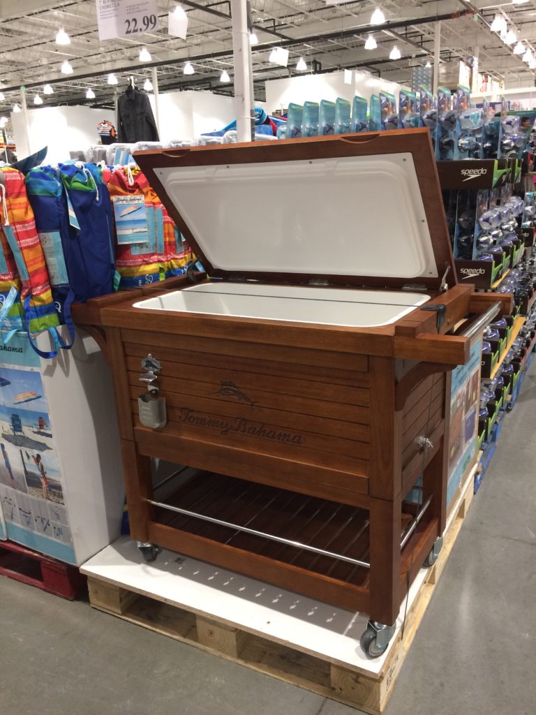 Tommy Bahama 100 Quart Wood Rolling Cooler CostcoChaser   Costco 1650042 Tommy Bahama 100 Quart Wood Rolling Cooler 768x1024 