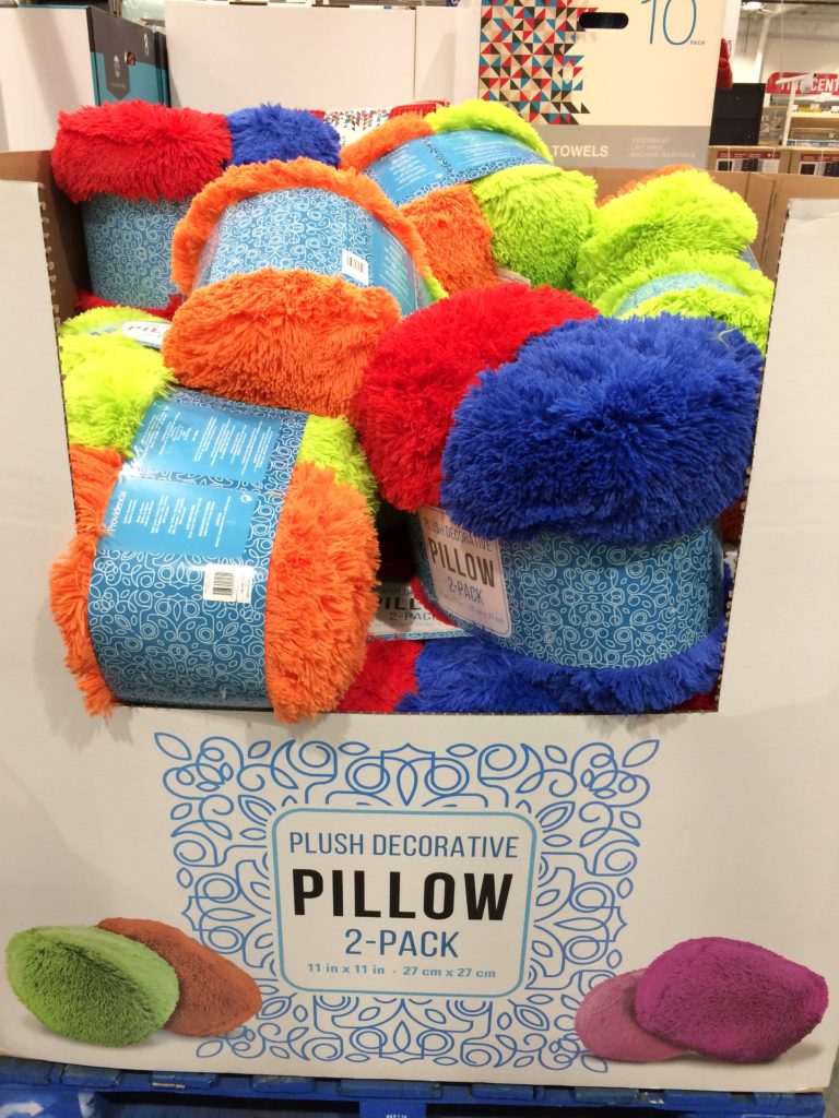 plush decorative pillows