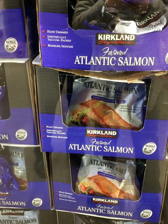 Kirkland Signature Abf Farmed Atlantic Salmon 3 Pound Bag Costcochaser 8710