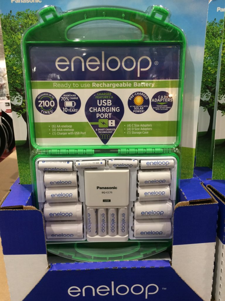 Panasonic Eneloop Rechargeable Battery Kit CostcoChaser