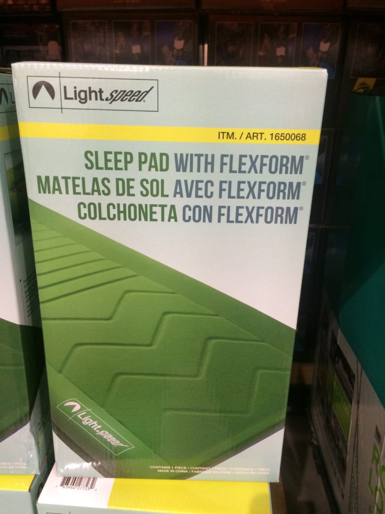 lightspeed outdoors self inflating sleep pad