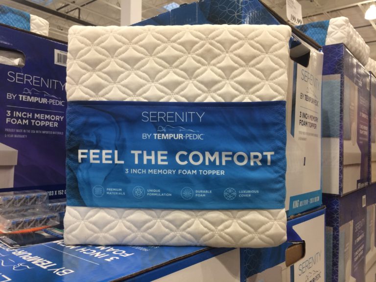 serenity tempurpedic mattress topper costco