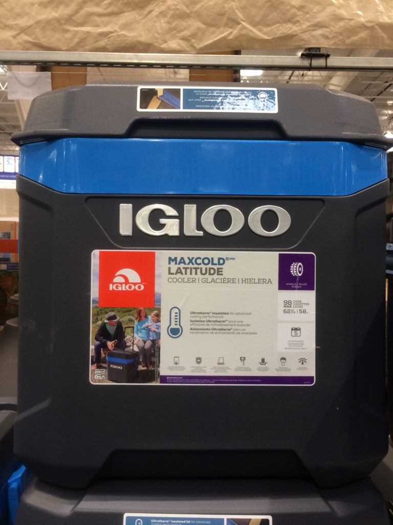 maxcold igloo cooler costco