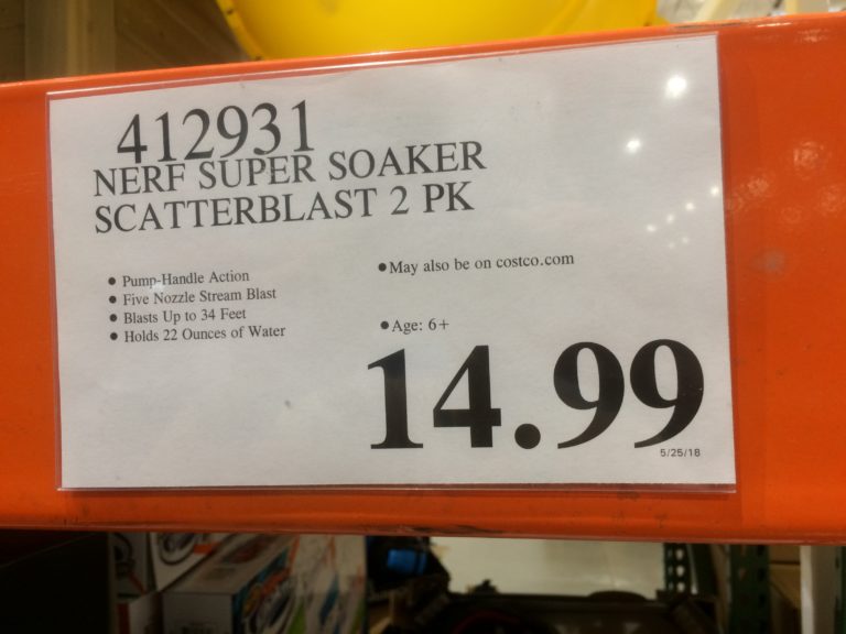 nerf super soaker costco