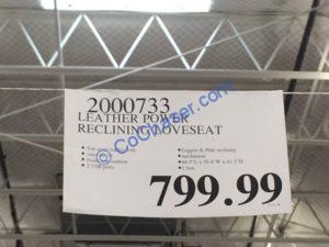 Costco-2000733-Leather-Power-Reclining-Loveseat-tag