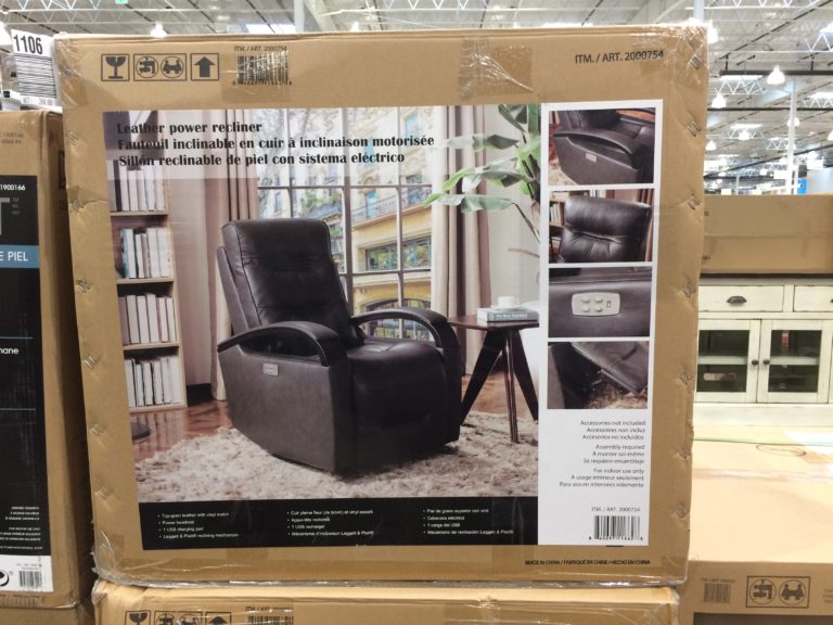 Costco 2000754 Leather Power Recliner1 CostcoChaser   Costco 2000754 Leather Power Recliner1 768x576 