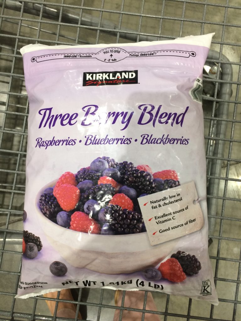 Kirkland Signature Three Berry Blend 4 Pound Bag CostcoChaser