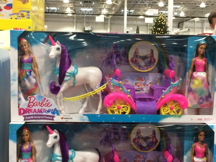 barbie dreamtopia carriage and princesses
