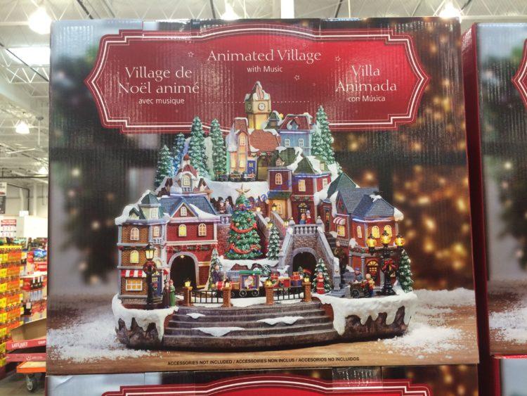 small train for christmas village