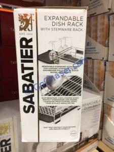 Costco-1050202- Sabatier-Expandable-Dish-Rack-with-Stemware-Rack-2