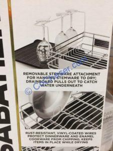 Costco-1050202- Sabatier-Expandable-Dish-Rack-with-Stemware-Rack-3