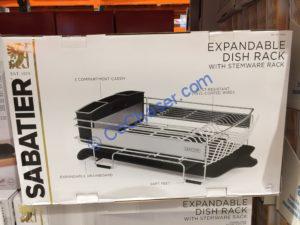 Costco-1050202- Sabatier-Expandable-Dish-Rack-with-Stemware-Rack-5