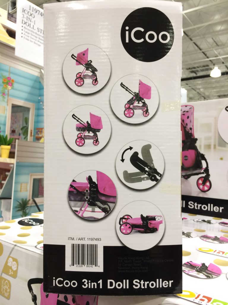 icoo 3 in 1 doll stroller