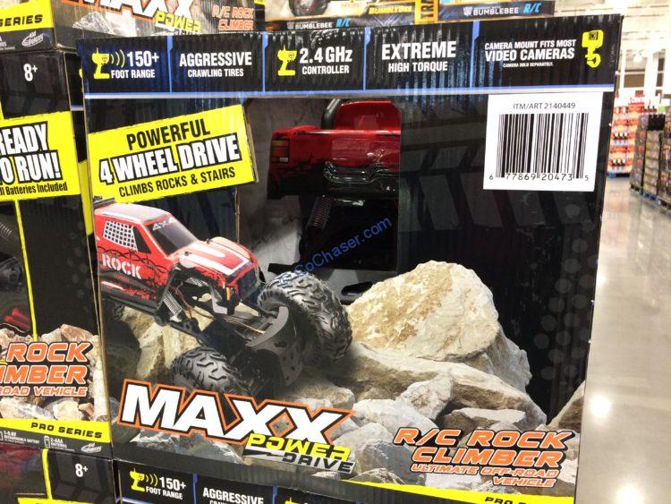 maxx power drive rc rock climber