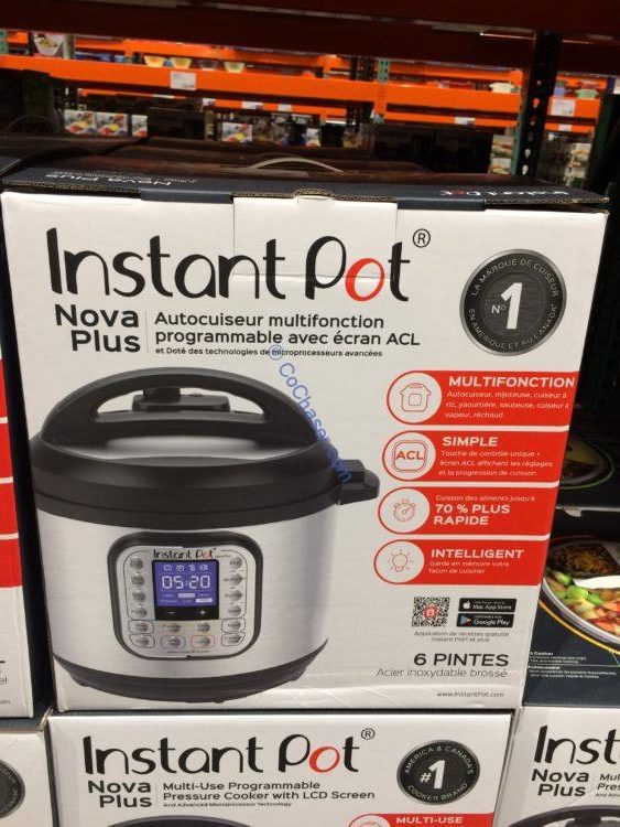 Instant Pot Nova Plus 6 Qt 9in1 MultiUse Pressure Cooker CostcoChaser