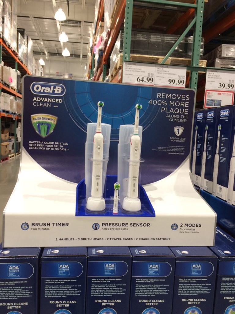 Oral B Advanced Clean 2 Pack Toothbrushes Costcochaser 