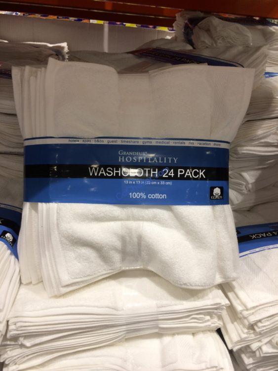 Grandeur Hospitality Wash Cloth 24 Pack