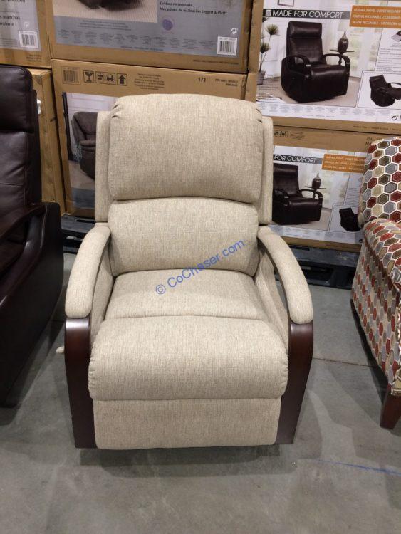 Synergy Home Fabric Swivel Recliner Costcochaser
