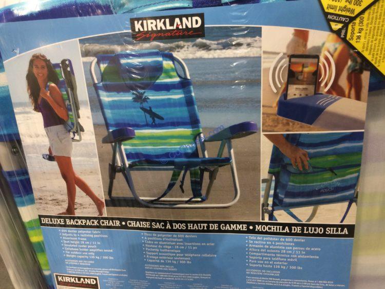 Kirkland Signature Deluxe Backpack Beach Chair – CostcoChaser