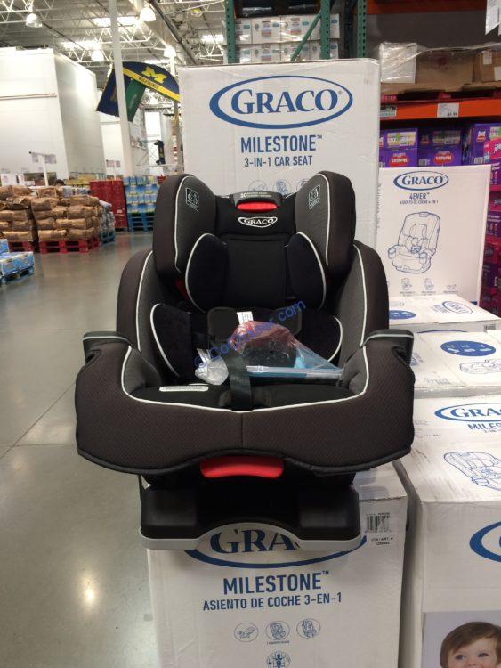 graco milestone 3 in 1 car seat installation