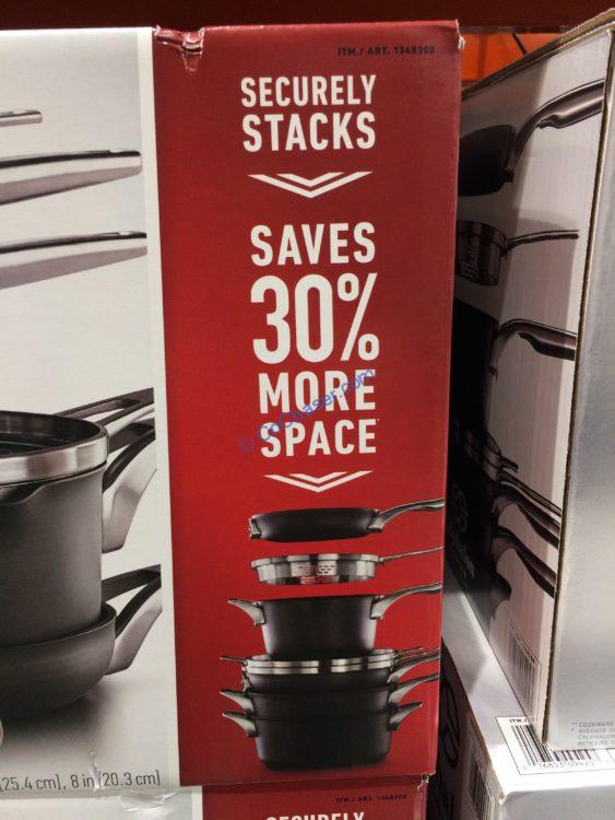 Costco1348308Calphalon8PiecePremiumSpaceSavingCookwareSet2 CostcoChaser