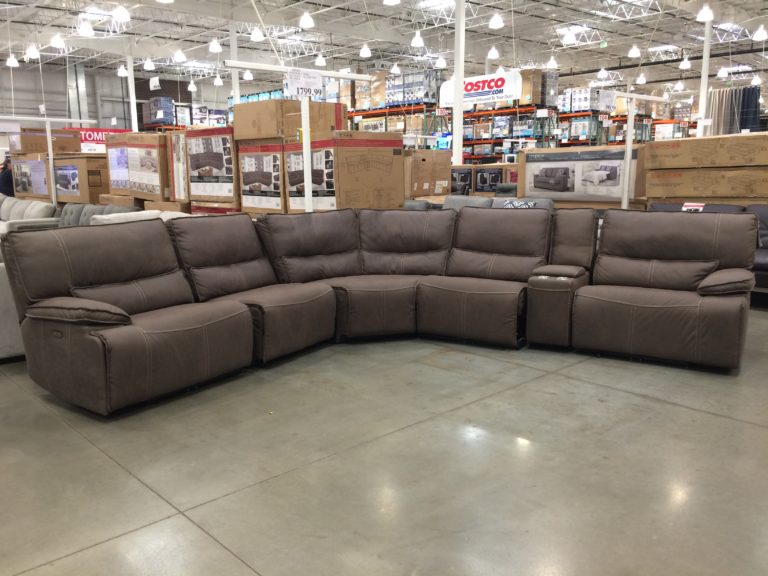 Costco 2001067 Fabric Power Reclining Sectional 768x576 