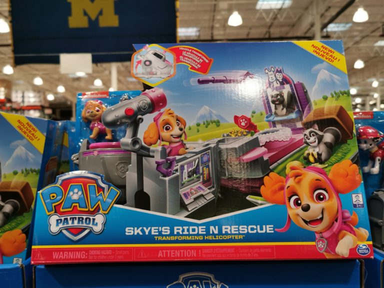 paw patrol rescue team activity ride on