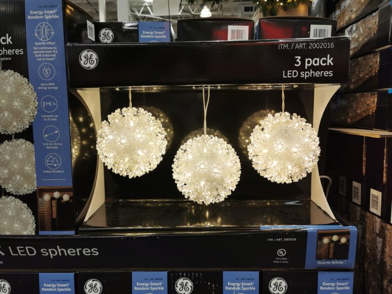 GE LED Spheres Set of 3 CostcoChaser