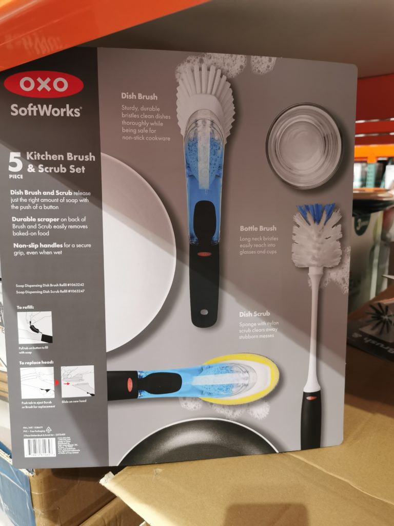 Costco1338479OXO5pieceKitchenBrushScrubSet2 CostcoChaser