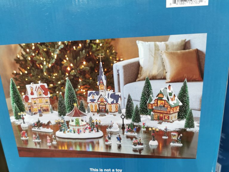 Costco1900321ChristmasVillagewithLightsandMusicface CostcoChaser