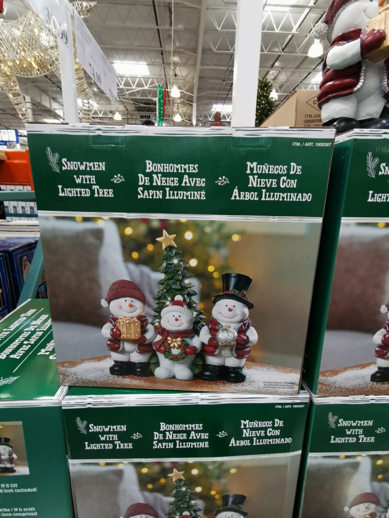 Costco1900367SnowmenTriowithLightedTree1 CostcoChaser
