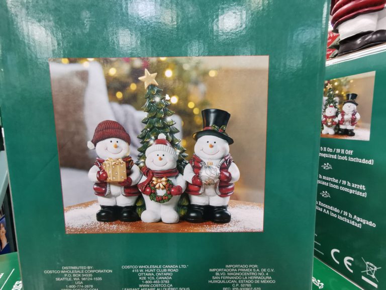 Costco1900367SnowmenTriowithLightedTree2 CostcoChaser