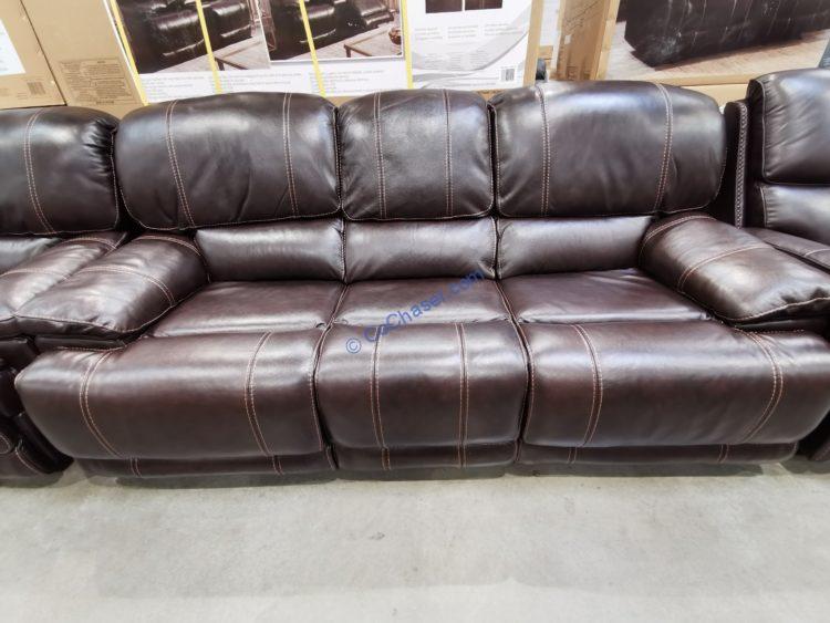 costco leather power reclining sofa 4560014