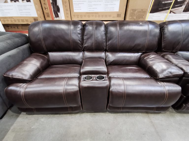 harvey leather power reclining sofa with power headrests