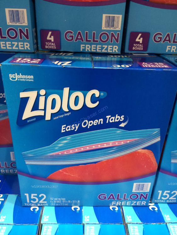  ZIPLOC FREEZER BAGS GALLON SIZE 4 - 38 COUNT BOXES(A TOTAL OF  152 FREEZER BAGS) : Health & Household