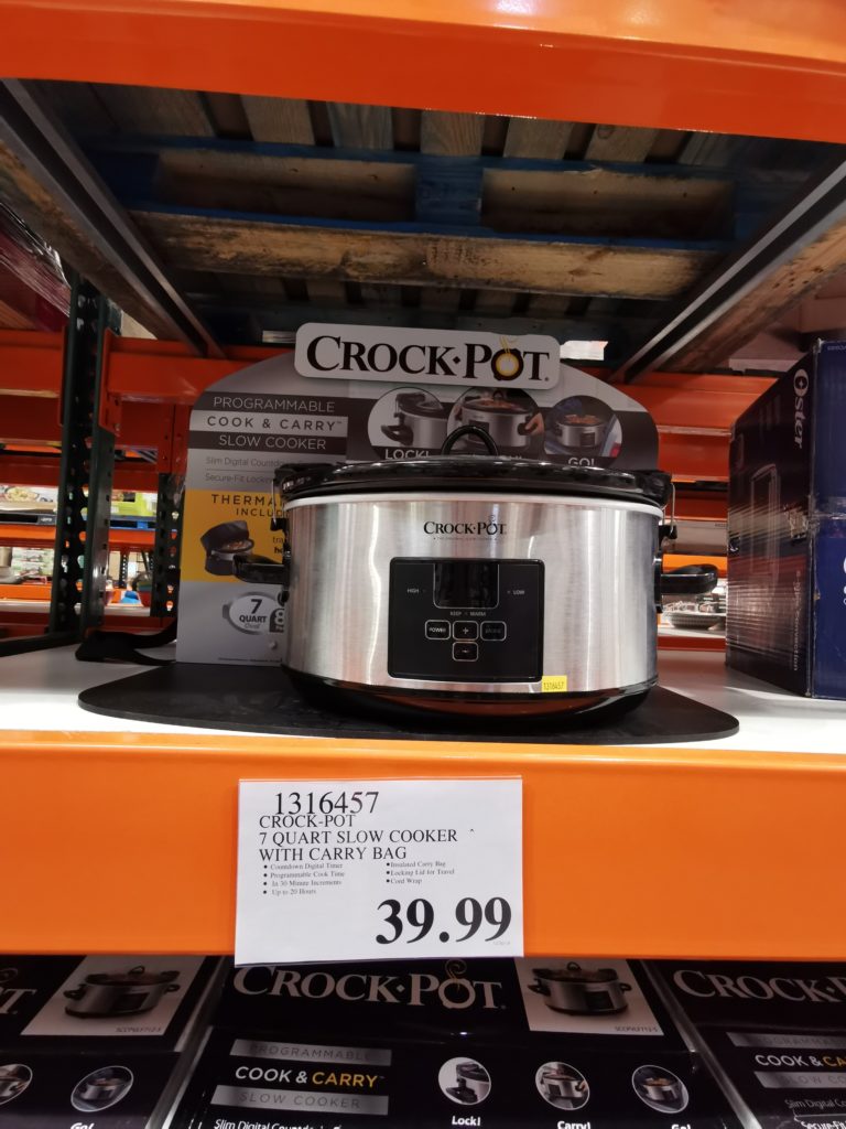 CrockPot 7quart Slow Cooker with Carry Bag CostcoChaser