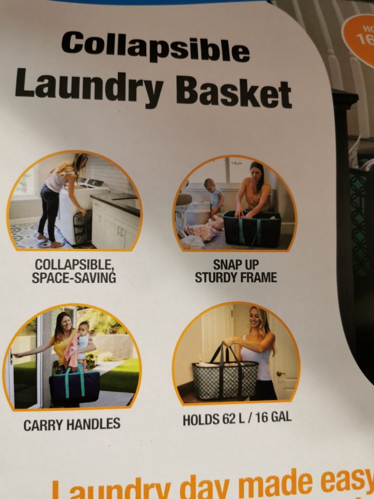 costco collapsible laundry basket