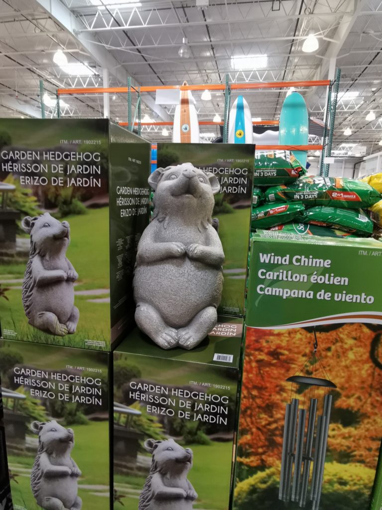 garden hedgehog statue