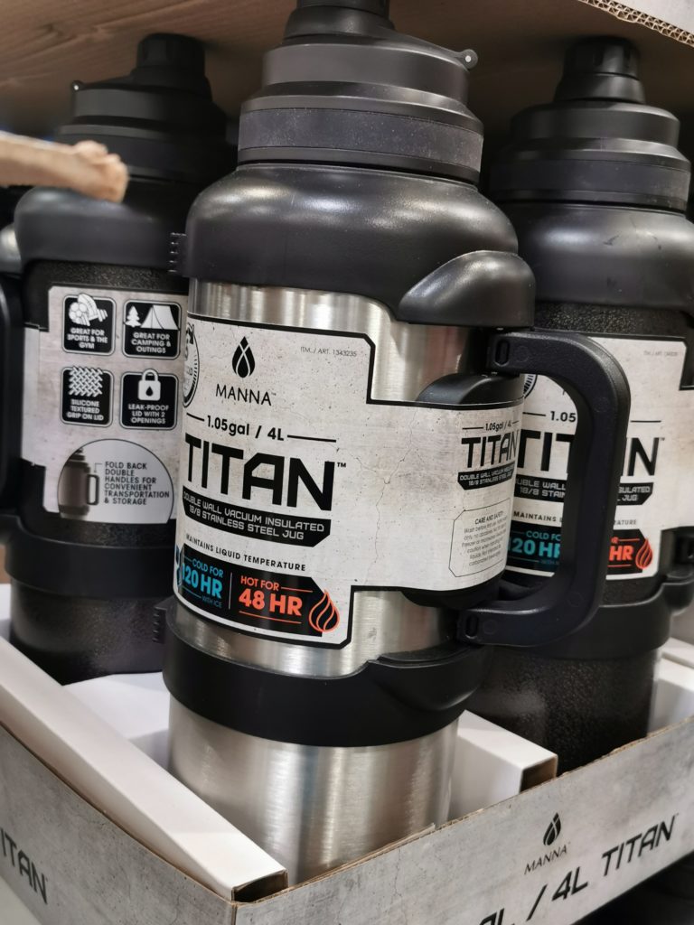 Manna Titan Stainless Steel 1 Gallon Jug – CostcoChaser