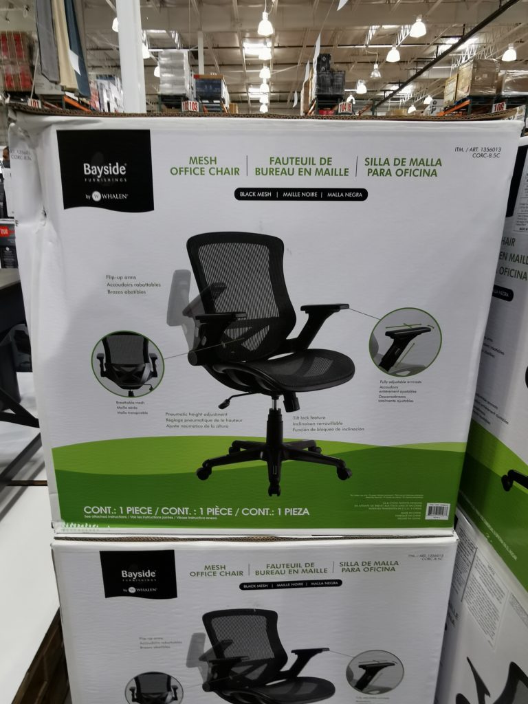 bayside black mesh task office chair