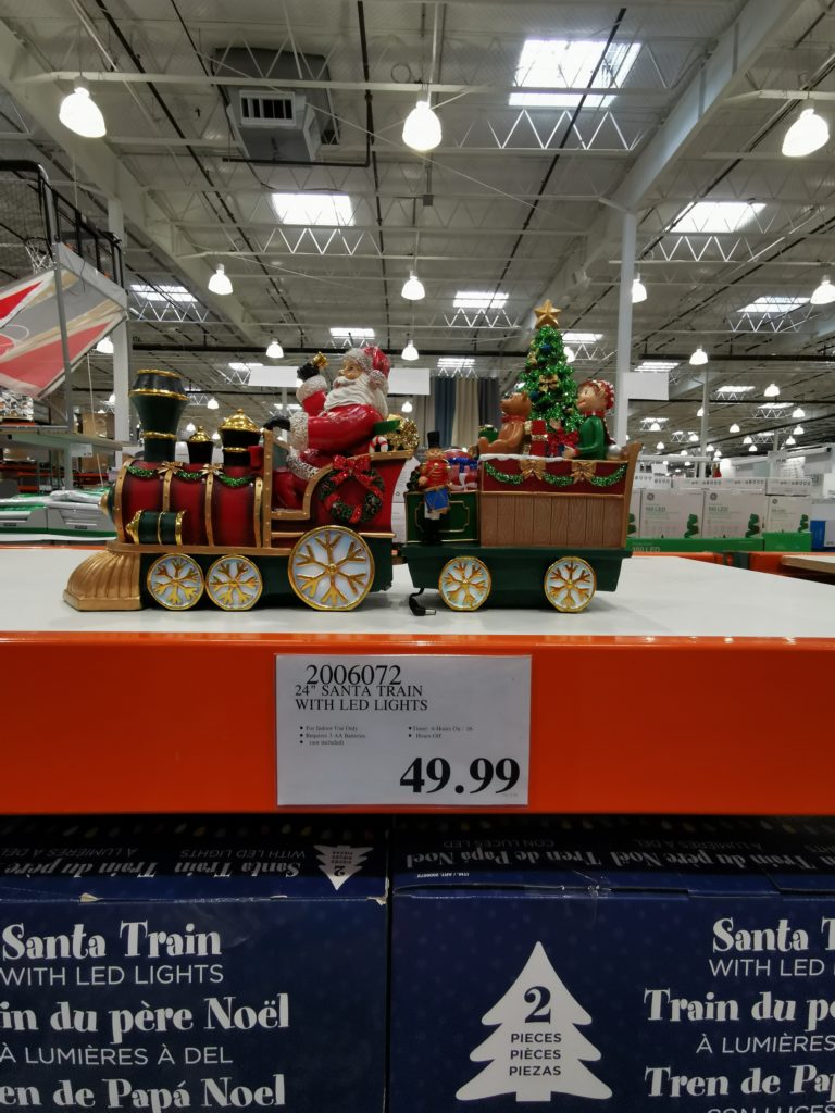 24” Santa Train with LED Lights – CostcoChaser