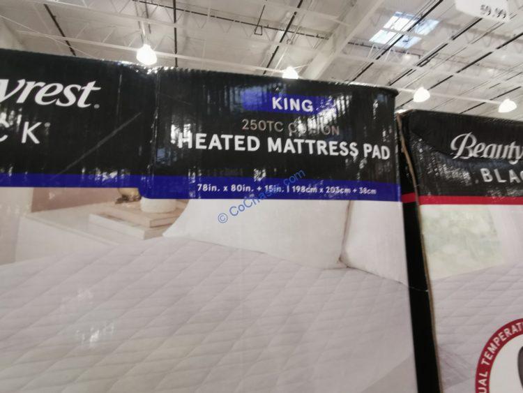costco heated mattress pad f2