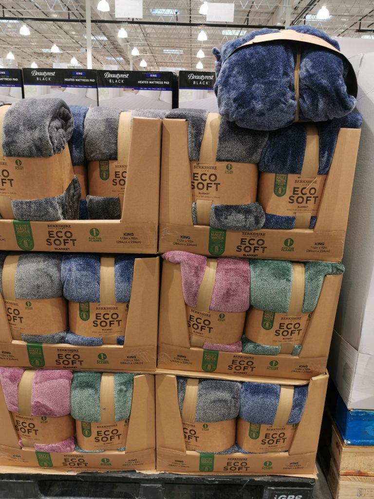 Costco1477142BerkshireECOThreadHeatheredBlanketKingall