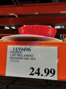 Costco-1459496-Pandex-12-piece-Melamine-Dinnerware-Set-tag