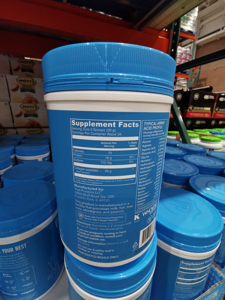 Costco1303463VitalProteinsCollagenPeptidesUnflavored2 CostcoChaser