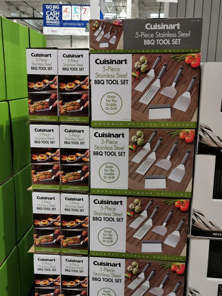 Costco1423329Cuisinart5pieceStainlessSteelBBQToolSetall