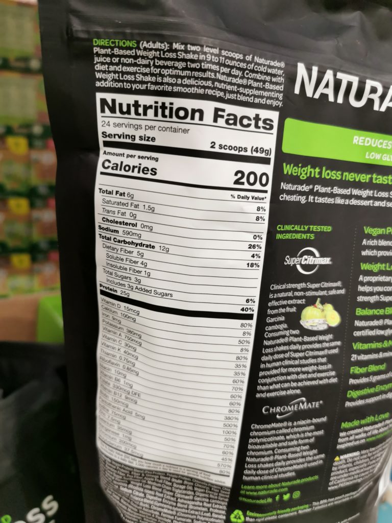 Costco-1466593-NATURADE-Weight-Loss-High-Protein-Shake-chart – CostcoChaser