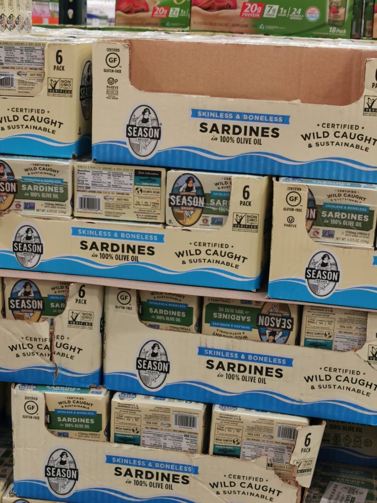 Season Sardines Boneless/Skinless 6/4.375 Ounce Cans CostcoChaser