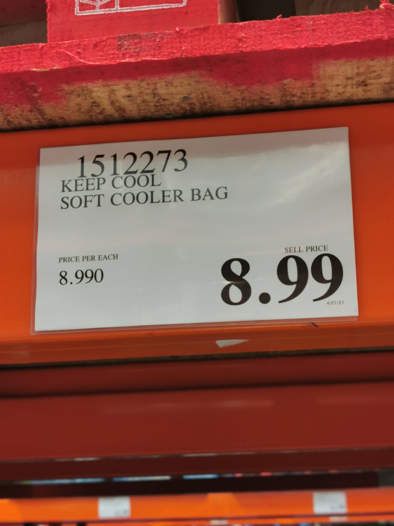 Costco1512273KeepCoolSoftCoolerBagtag CostcoChaser